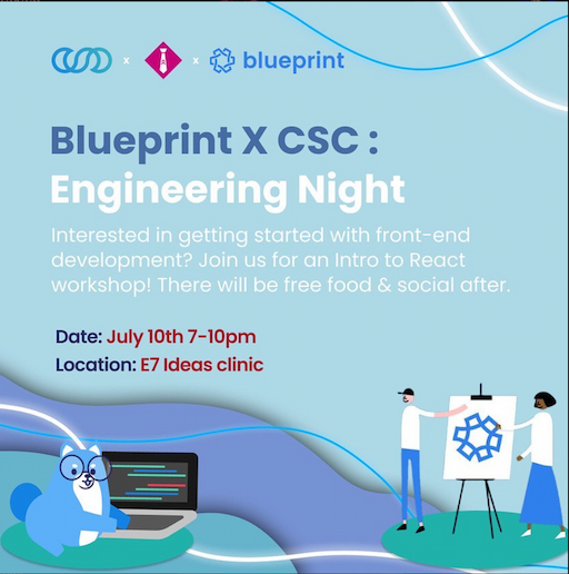UW Blueprint x CSC: Engineering Night (React Workshop and Social)