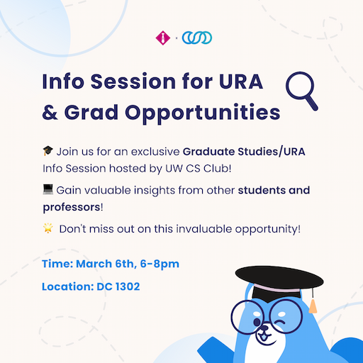 Info Session for URA & Grad Opportunities