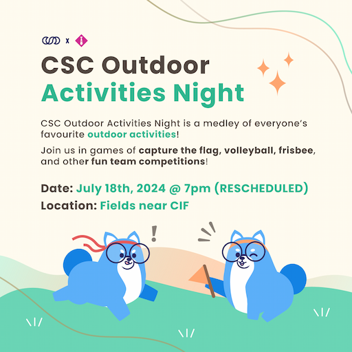 CSC Outdoor Activities Night