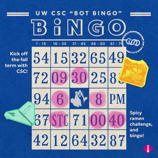 Beginning of Term Bingo