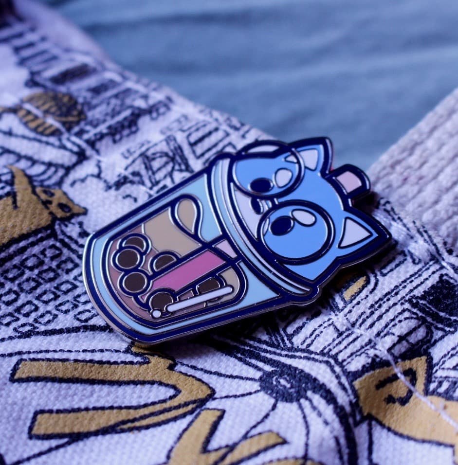 Codey Bubble Tea Pin