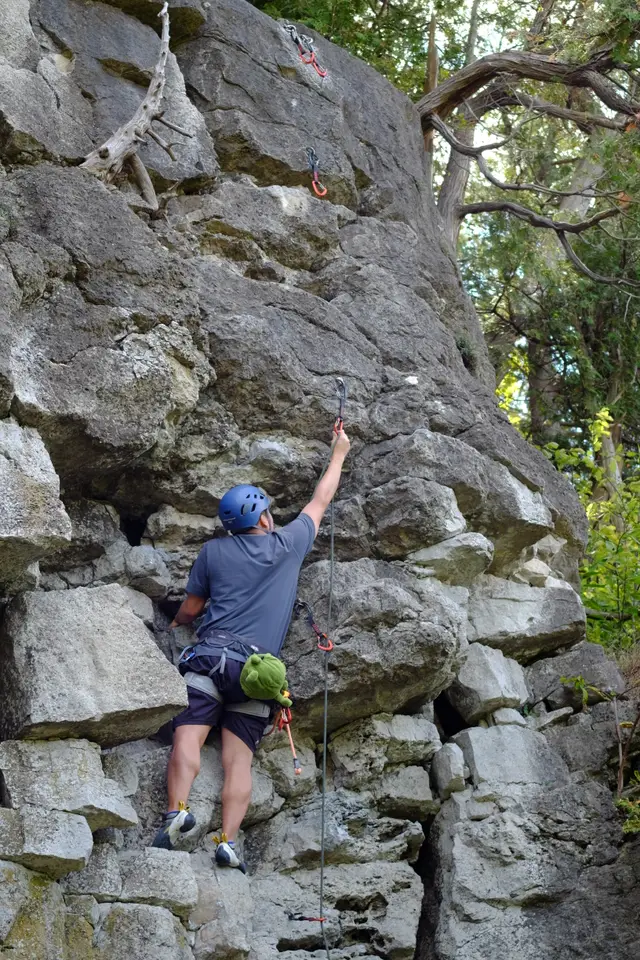 Climbing at Mt. Nemo, DSCF4555.JPG