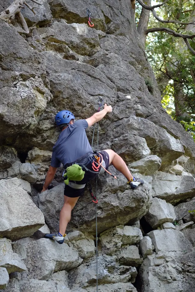 Climbing at Mt. Nemo, DSCF4558.JPG
