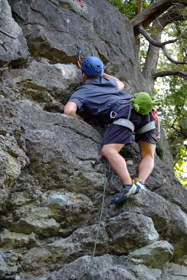 Climbing at Mt. Nemo, DSCF4561.JPG