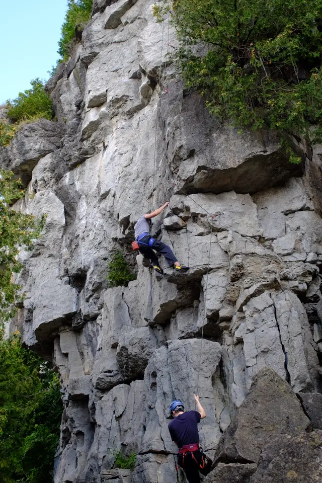 Climbing at Mt. Nemo, DSCF4603.JPG